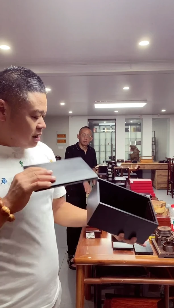 木紫光檀抽拉盒改款瑕疵款