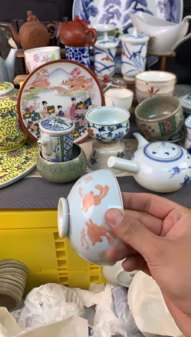 瓷片茶盏陶瓷陶片