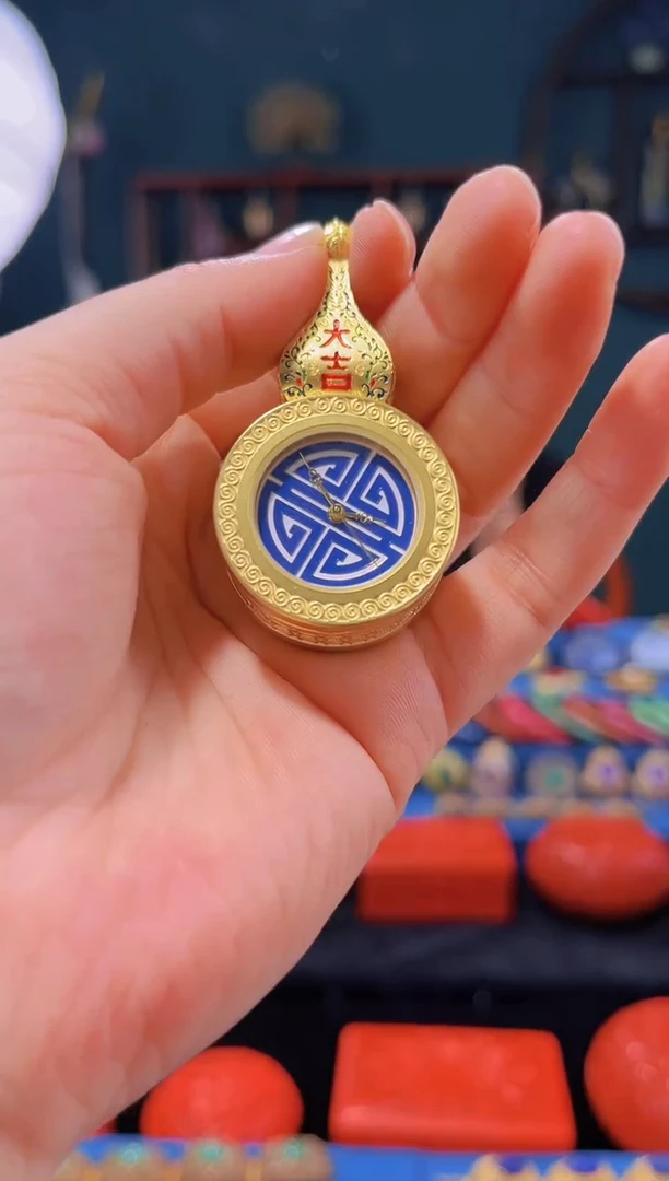 【闪购商品】非遗绝技 景漆结合大师葫芦吊坠