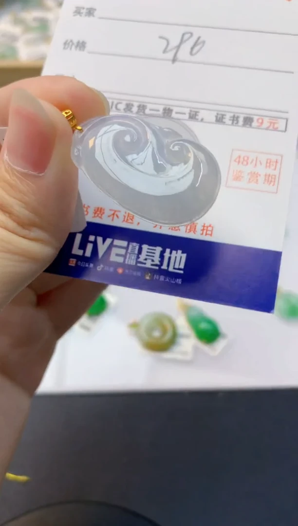 颈饰未镶嵌翡翠天然缅甸A货翡翠