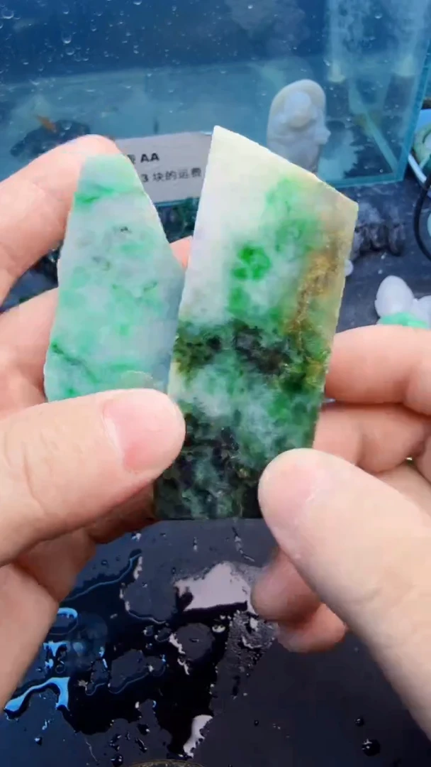 翡翠挂件未镶嵌天然翡翠002