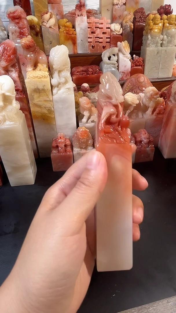 老挝石印石点***刻1个印章