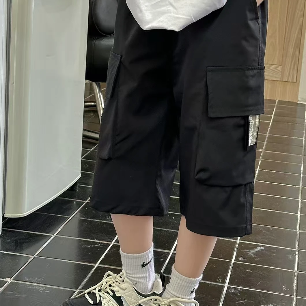 27117高端专享天花板夏款男宝短裤军绿（B)