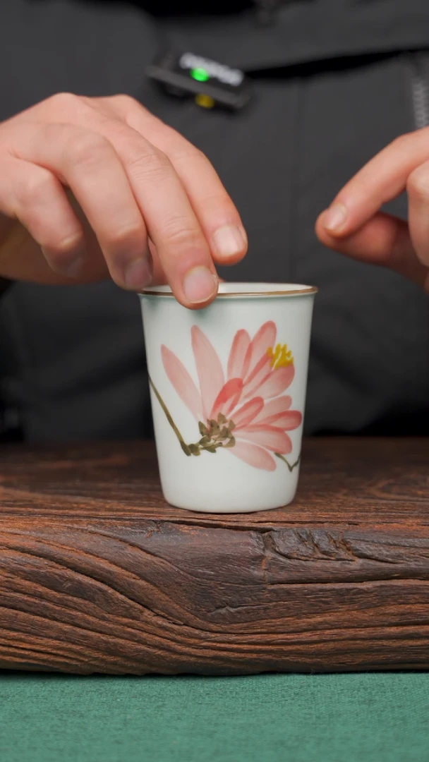 【闪购商品】瓷片15景德镇杯釉下手工手绘瓷器