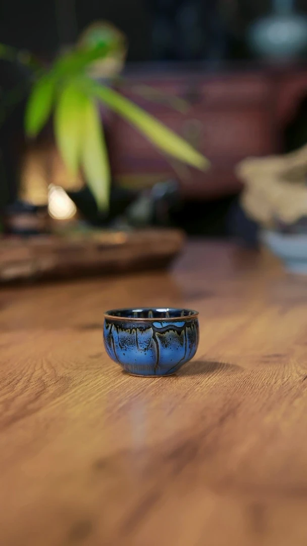 60老师手工作品，钧瓷杯子，一物一拍