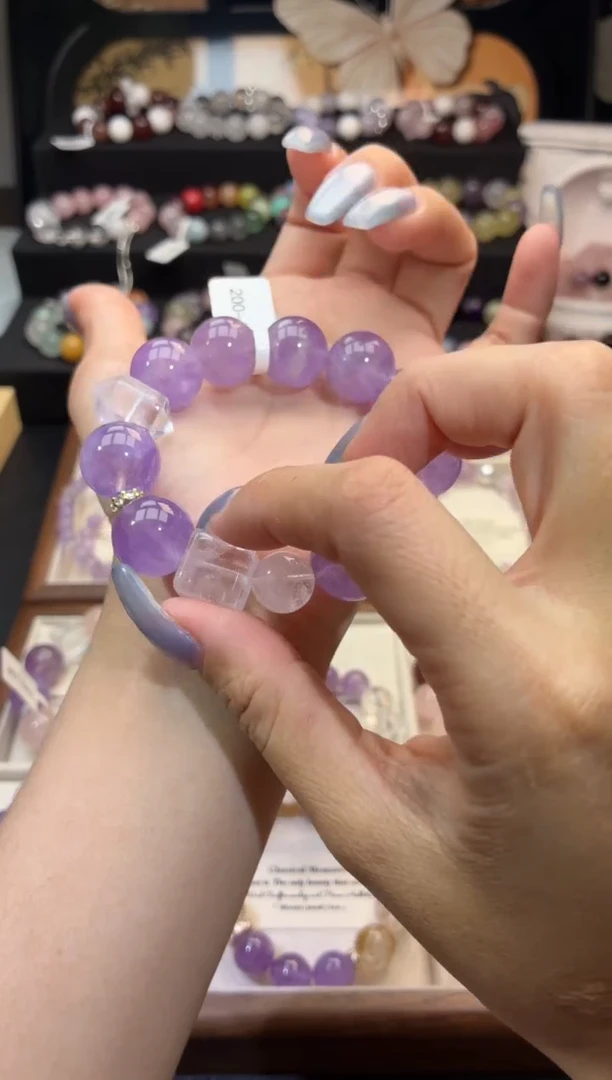 未镶嵌手串水晶200（天然水晶默认微瑕，介意者勿拍，手围默认16）