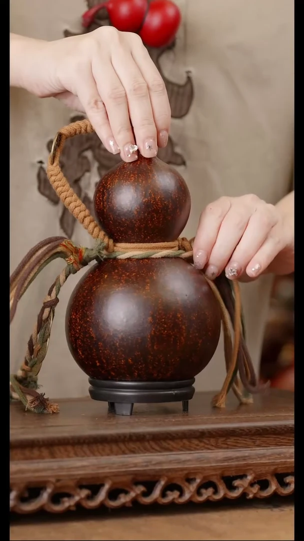 111号精品天然大漆酒葫芦一物一拍~