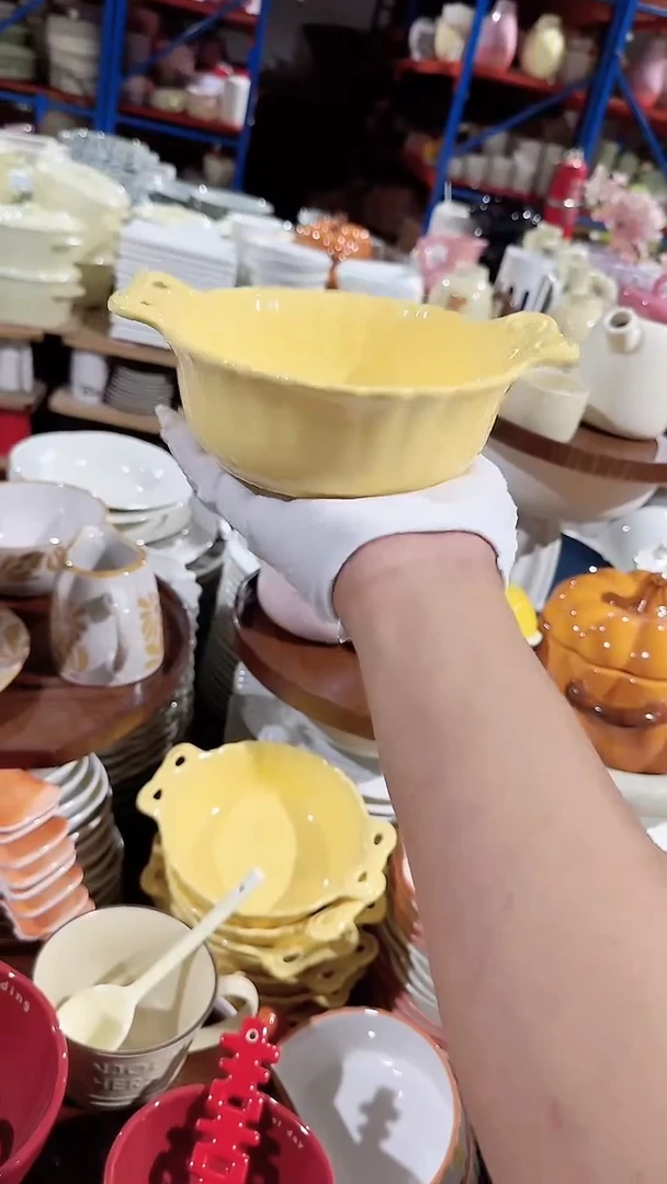 碗双耳微瑕 凑满20元包邮