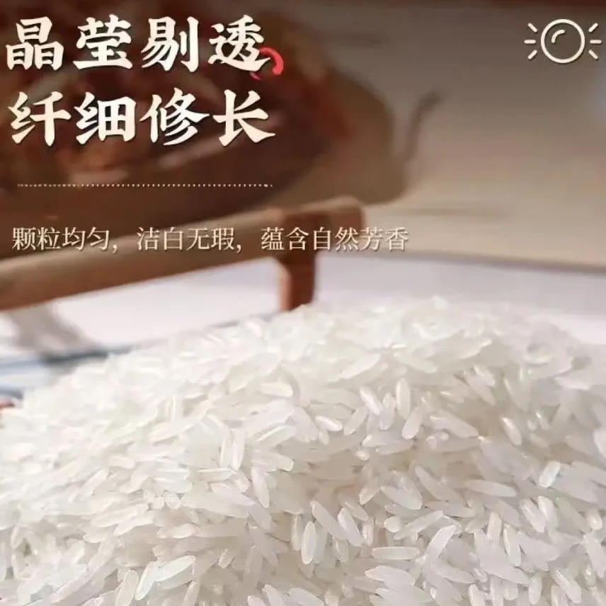 【25年新米】猫牙米香米长粒米现磨大米不抛光不打蜡软糯香甜