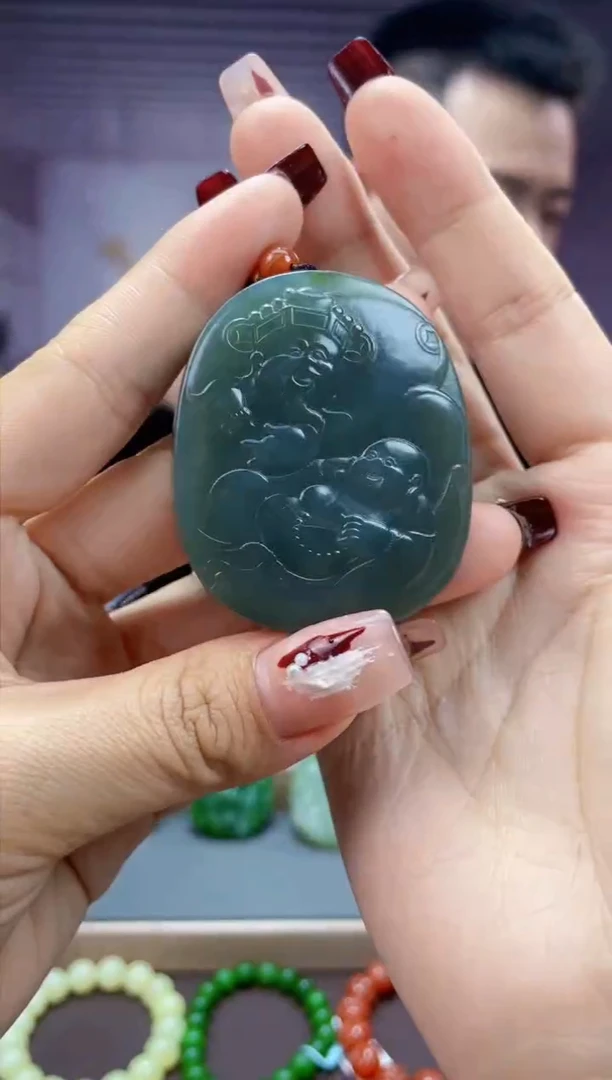 【闪购商品】和田玉吊坠未镶嵌50