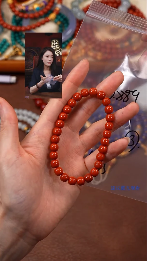 未镶嵌手串南红玛瑙s****。柒禧文玩回血好物