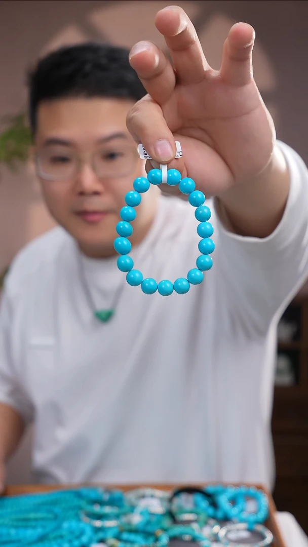 未镶嵌绿松石手串一**木1