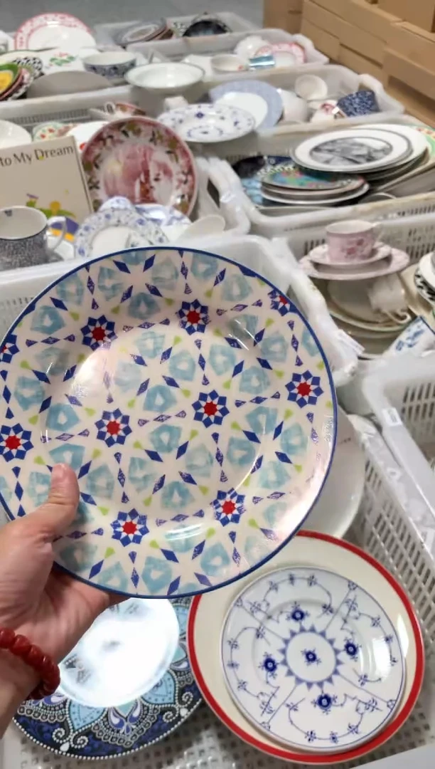 【闪购商品】瓷片CC590陶瓷没有完美无瑕陶瓷1个8寸