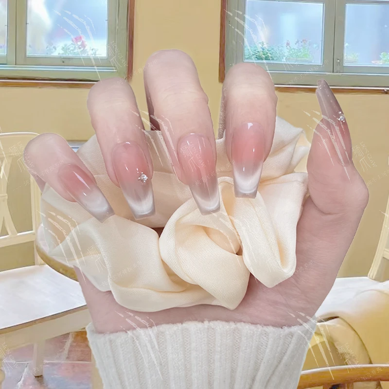 【露珠】狮爪美甲款式推荐2025爆款美甲纯手工穿戴甲只带工具包