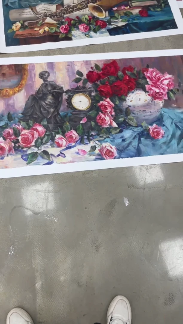 俄美协画家原创油画70*140