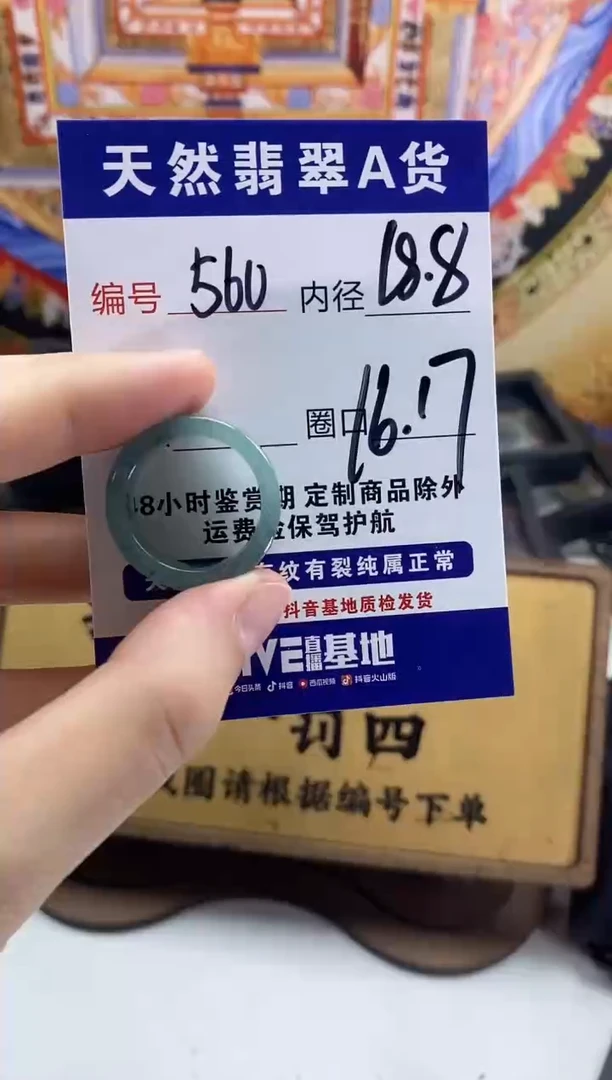 未镶嵌戒圈翡翠560