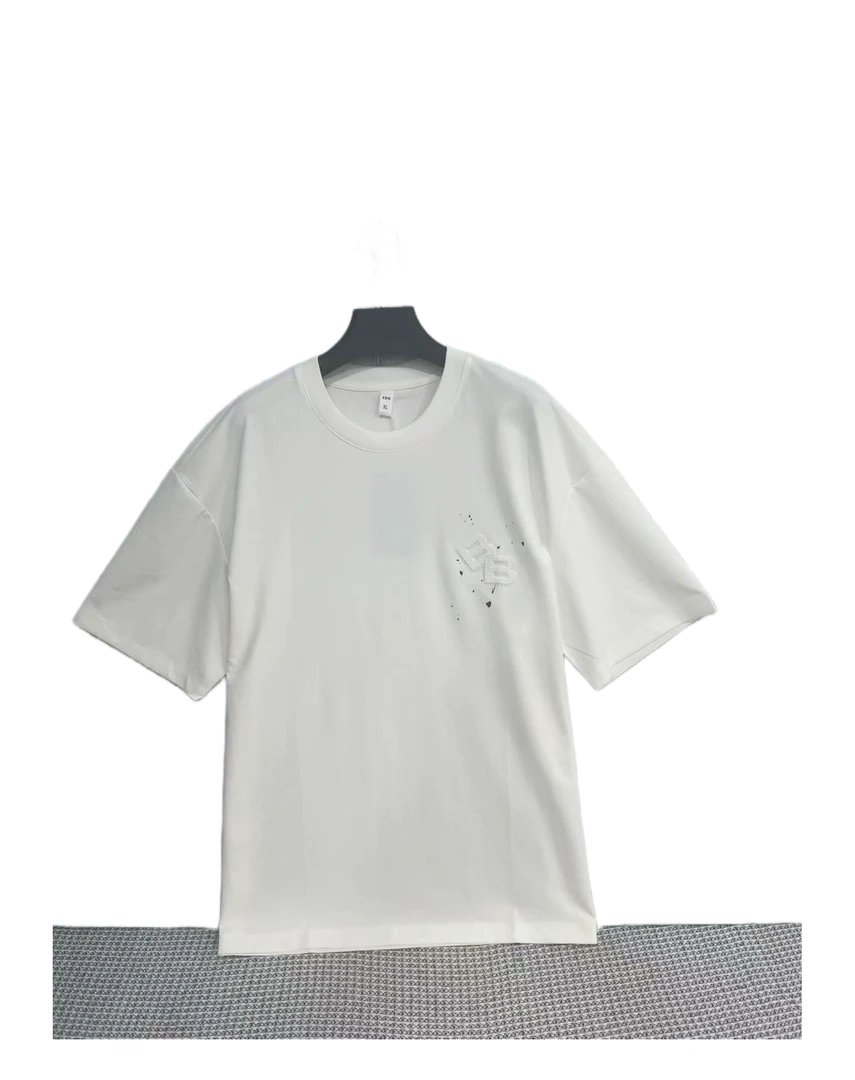 513  男士  字母  设计感  圆领  休闲  舒适  T恤