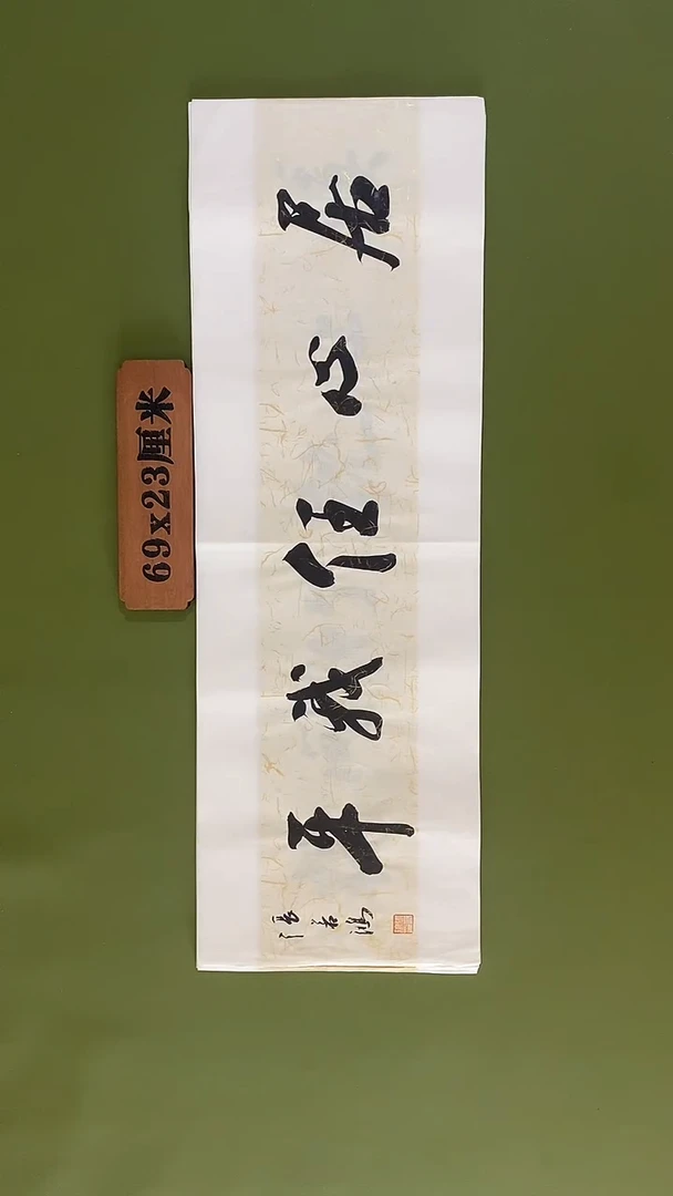 书法书法 张若鸿 尺寸69cm*23cm