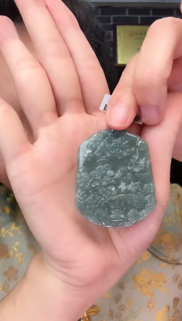 颈饰未镶嵌翡翠牌子