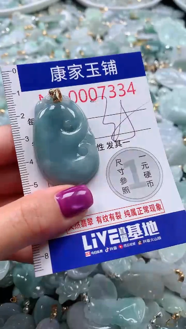 颈饰未镶嵌翡翠7334