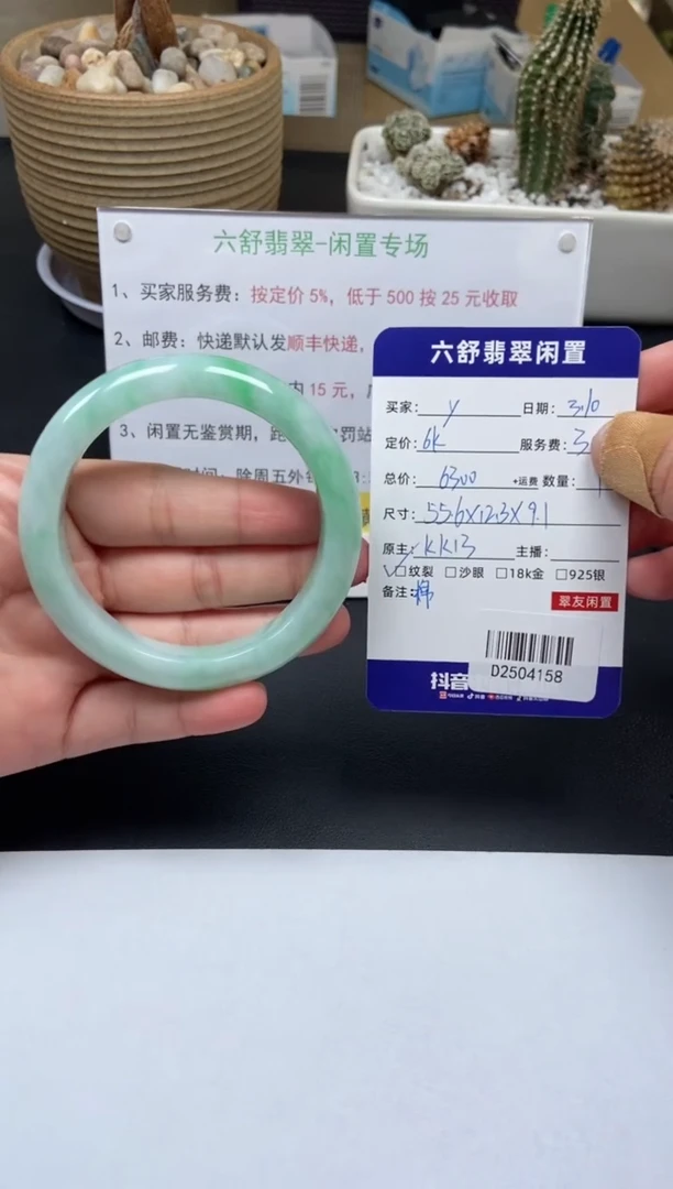 【闪购商品】翡翠手镯未镶嵌D2504158