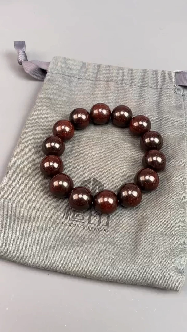 【闪购商品】檀香紫檀（小叶紫檀）手串/手链印度小叶紫檀 1.5