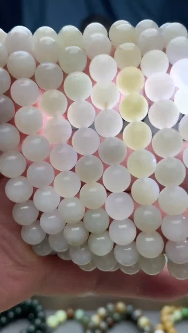 【闪购商品】和田玉手串未镶嵌青海卡8