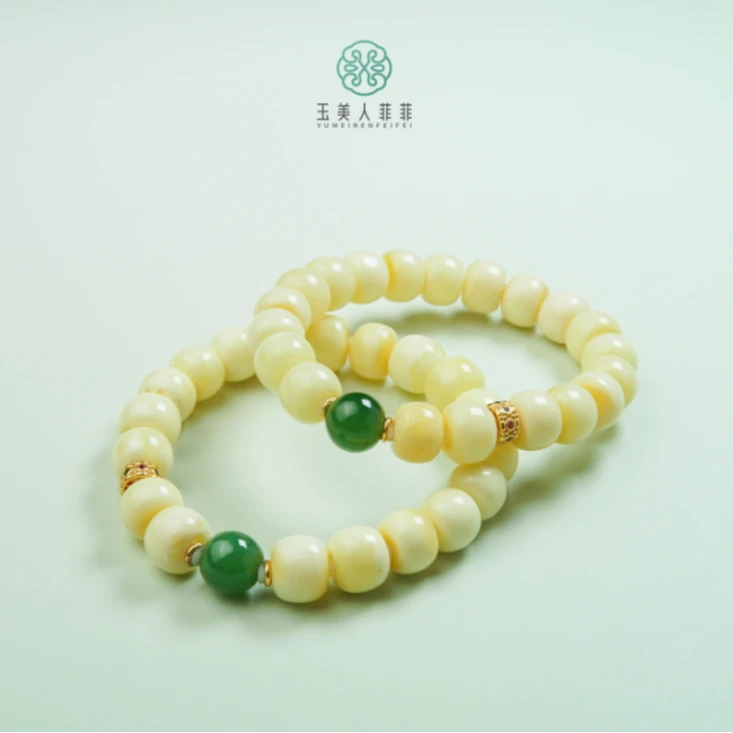 石惑珠宝+蜜蜡单圈手串约10mm^多样性发一