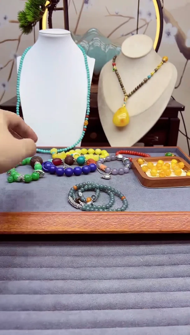 【闪购商品】翡翠颈饰银S925镶嵌s293```