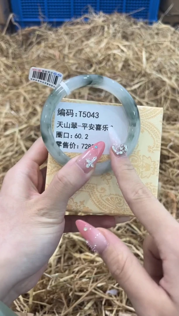 未镶嵌手镯石英质玉T5043
