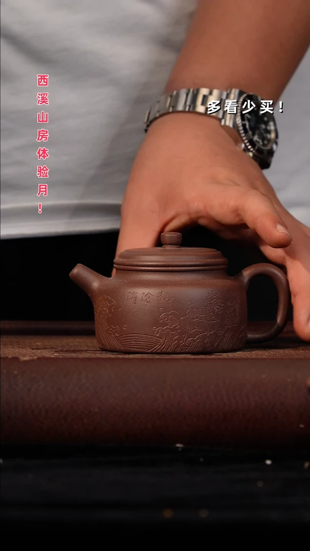 茶壶紫砂紫砂壶紫砂壶紫砂壶观沧海