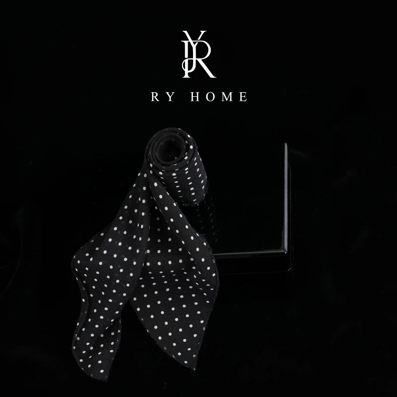 【容雨RYHOME】新款法式时尚波点丝巾251WJ1103