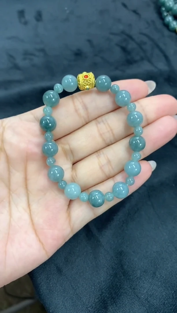 项链未镶嵌翡翠天然翡翠手串