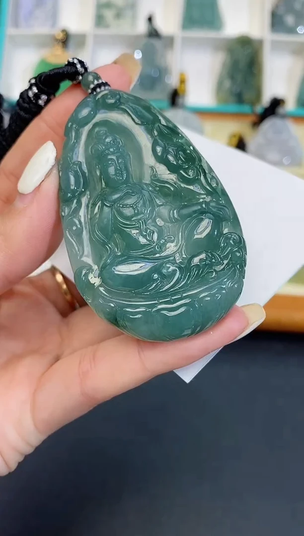 颈饰未镶嵌翡翠缅甸天然翡翠