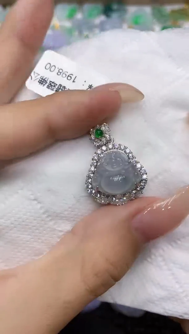 颈饰银S925镶嵌翡翠111111111111