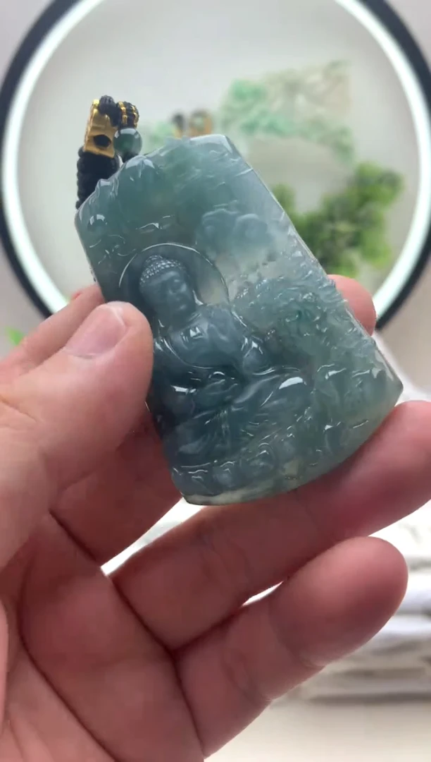 颈饰未镶嵌翡翠阿弥陀佛