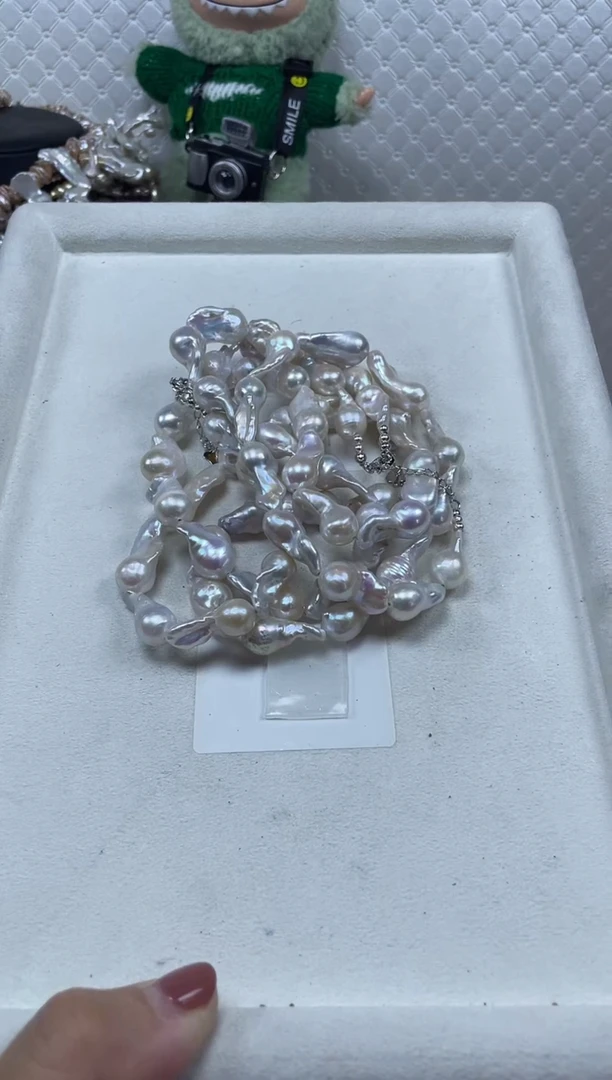 淡水珍珠未镶嵌项链【纯恬珍珠】（多样性发货发一）