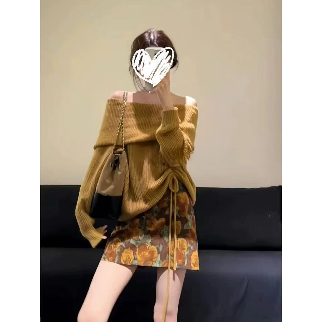 轻熟风秋季法式时尚套装网红学院风复古套装休闲风