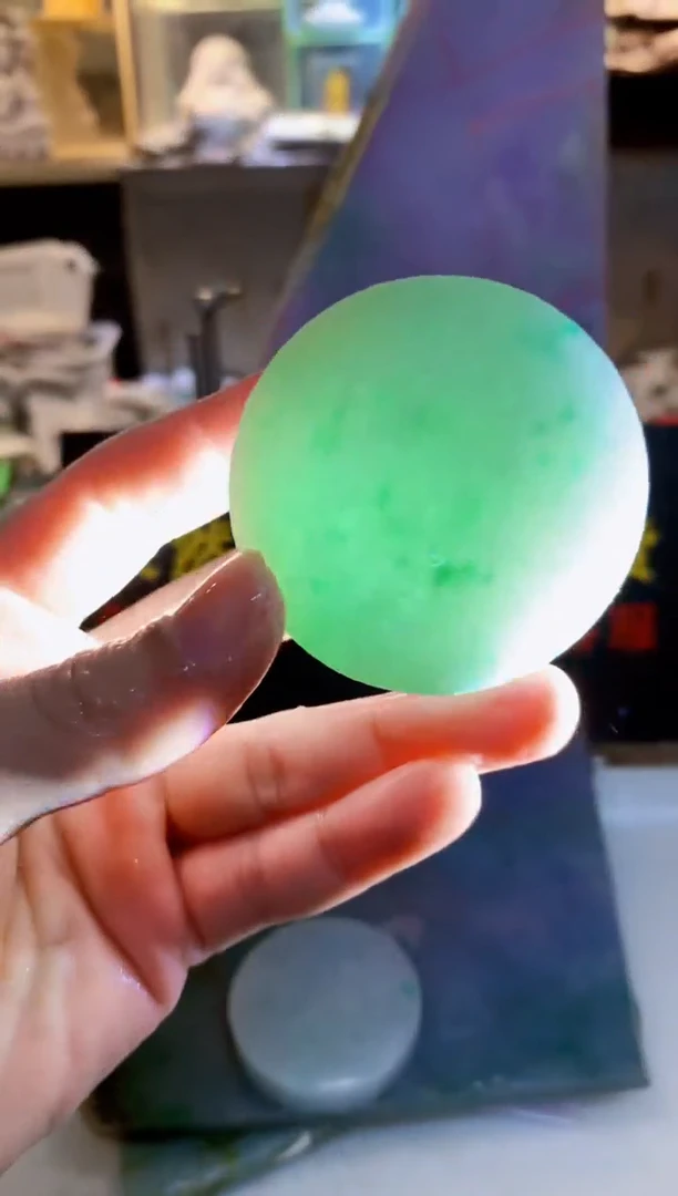 未镶嵌挂件翡翠0朗0翡翠珠宝475