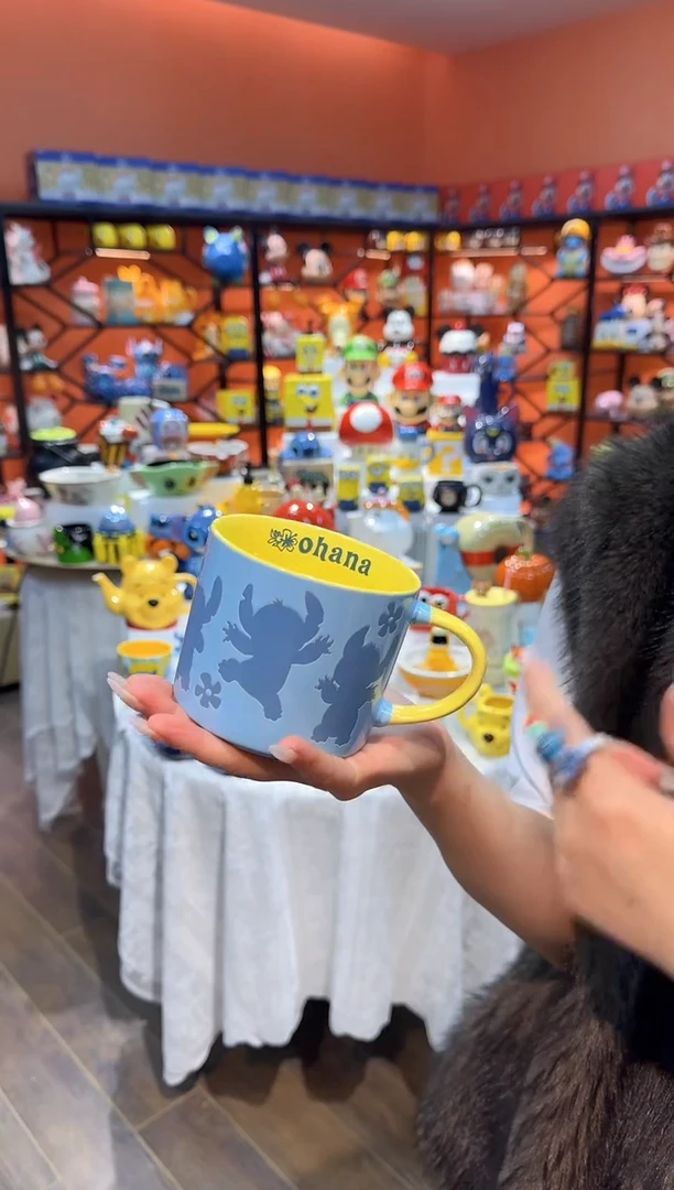 瓷片@@陶瓷杯史迪仔杯子