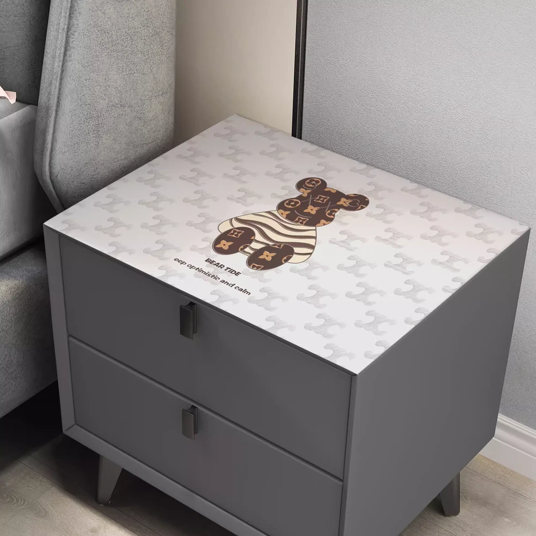 新款床头柜垫硅胶桌布防水防油防烫保护垫垫子防尘盖布桌垫布