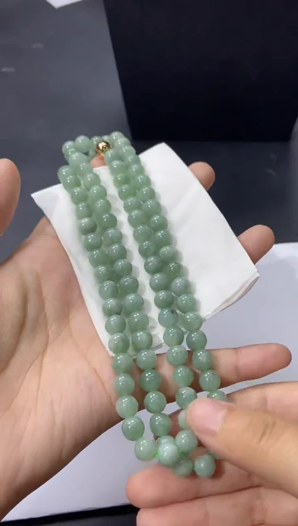 颈饰未镶嵌翡翠天然翡翠A货56多样性发一