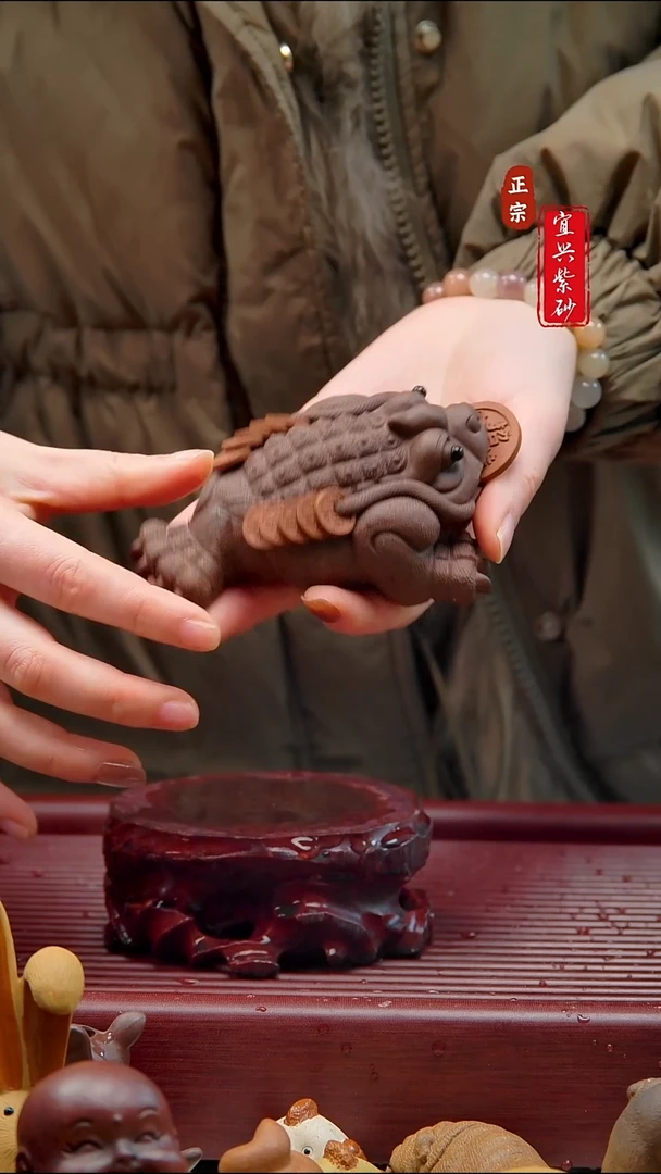 紫砂茶宠宜兴紫砂茶宠摆件