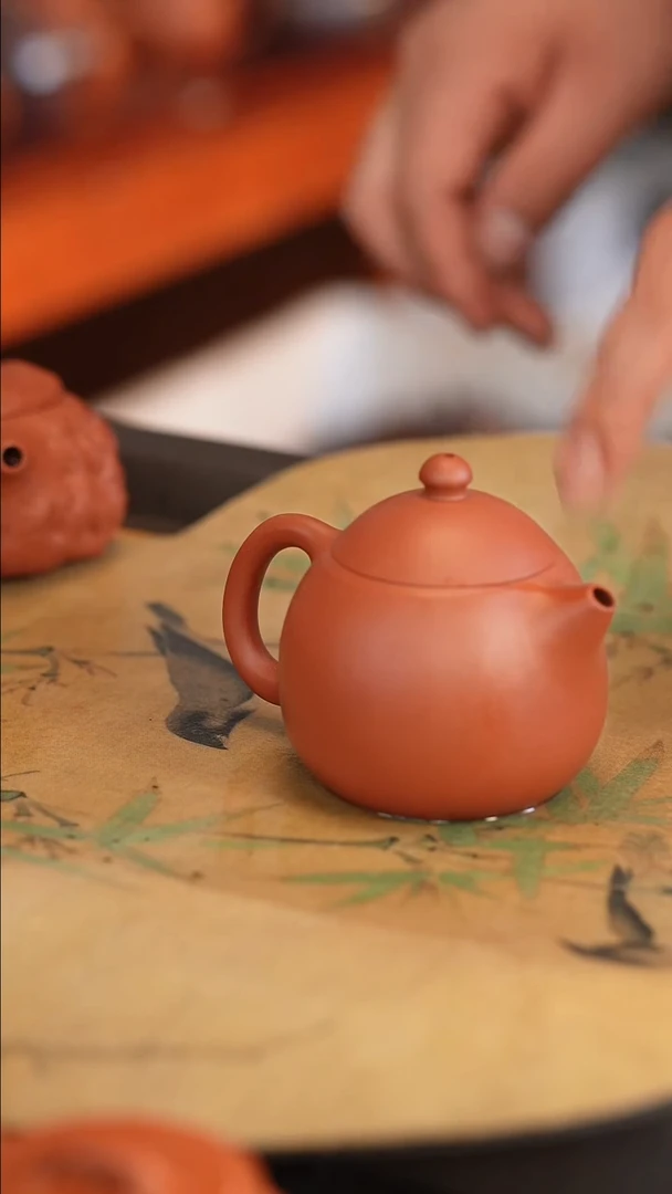 茶壶紫砂原矿手工制作全手 宽口
