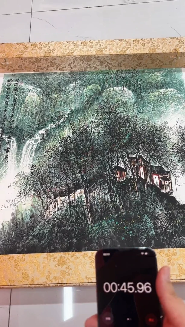 国画画家陆远华纯手绘原作