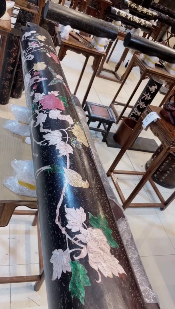 木对****入珍藏老货....紫檀...横财摆件