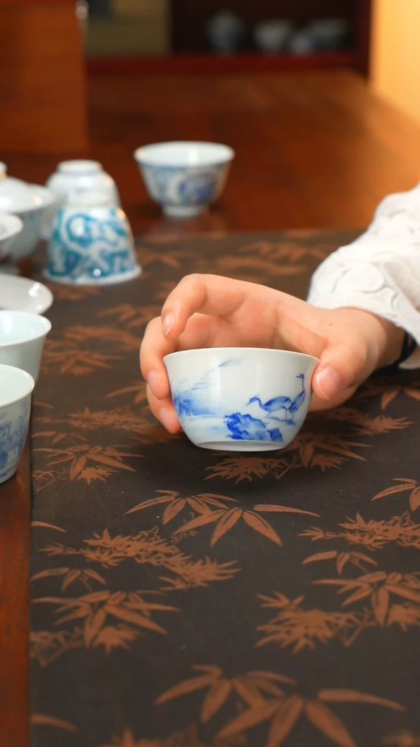 王志伟白鹭五位图单杯