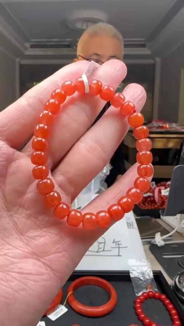 【闪购商品】南红玛瑙7mm保山原矿手串老型未镶嵌多样性发一件