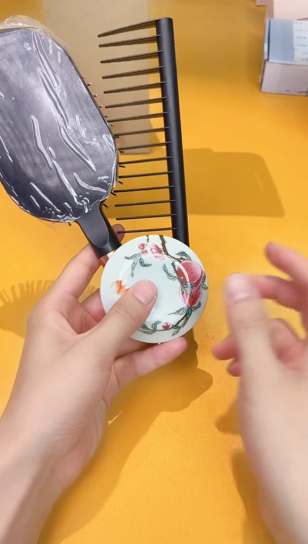 瓷片梳子