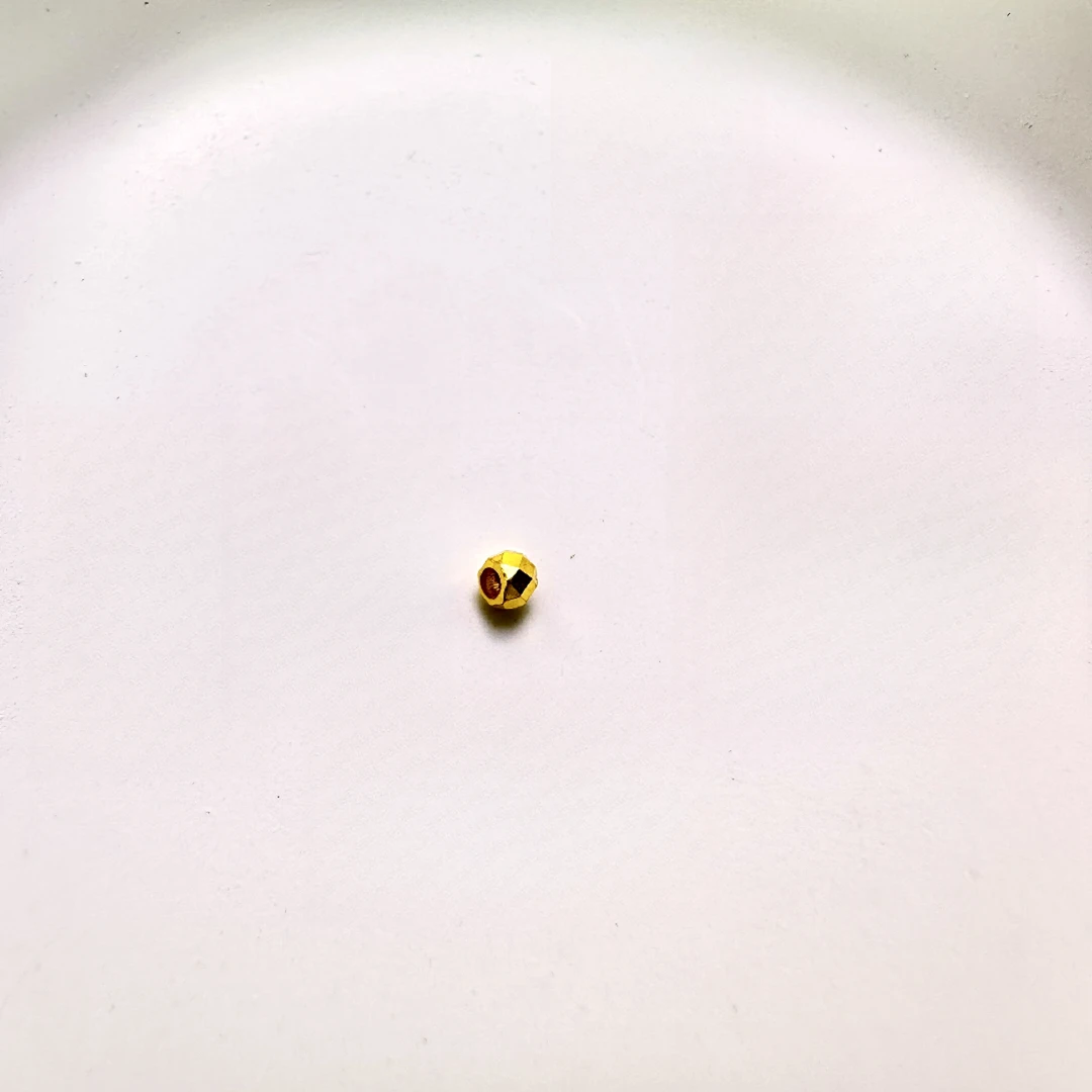 【老王黄金】足金999  1.5mm蹦迪珠 H0092  PAZ350